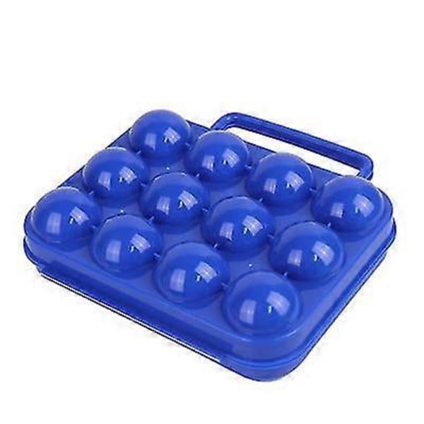2 bärbara äggbehållare, köksförvaring av ägg, lämpliga för camping, vandring, picknick, grill - reseförvaringslåda för ägg