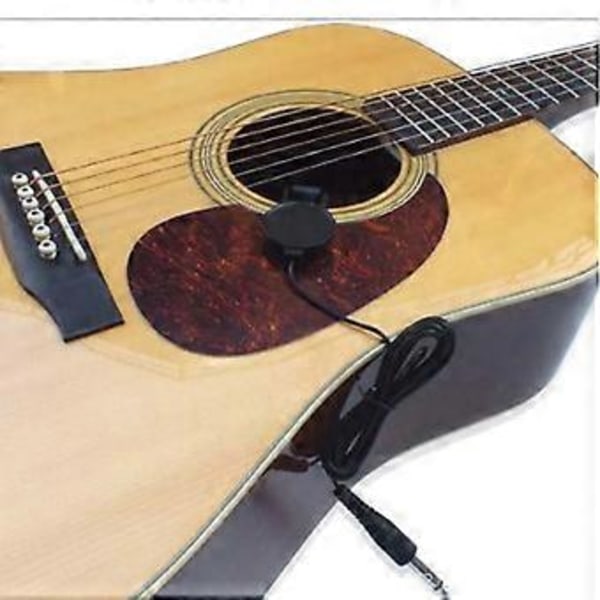 Akustisk Guitar Piezo Pickup 6,35 mm Output Lyd Piezo Kontakt Pickup Udskiftning Clip-on Mikrofon Piezo Pickup