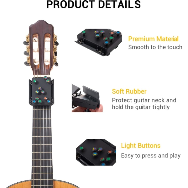 One Key Chord Nybörjare Guitar Learning System Guitar Learning Too