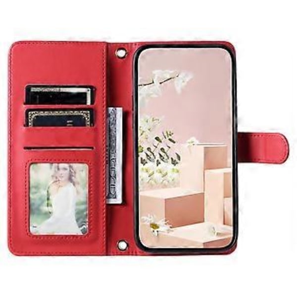 Til Samsung Galaxy A32 4G (EU Version) Crossbody Telefon Cover Rhombus Læder Wallet Cover Style F