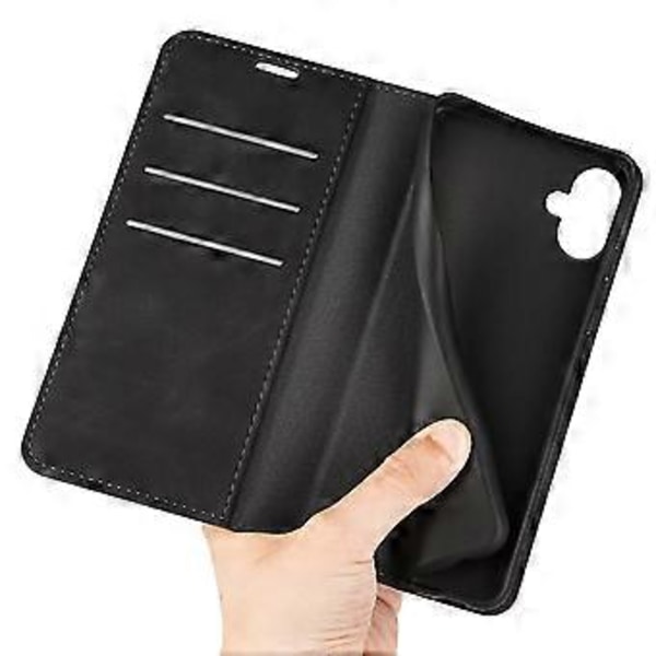 Til Samsung Galaxy A06 Etui Skin-Touch Læder Wallet Telefon Cover Style C