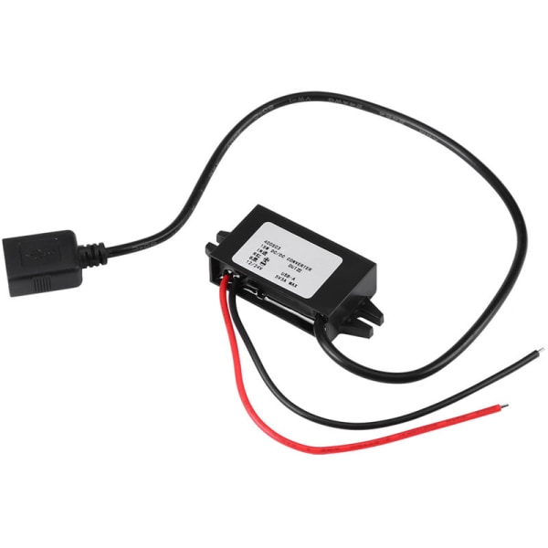 1 st DC-DC Buck-adapter 12V/24V till USB 5V 3A Konverteringsregulator C