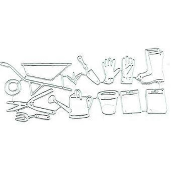 Vandingsværktøj Metalskærende Dies Stencils til DIY Scrapbooking Dekorativ Prægning Papirkort Skabelon Dekor Stanseskabeloner