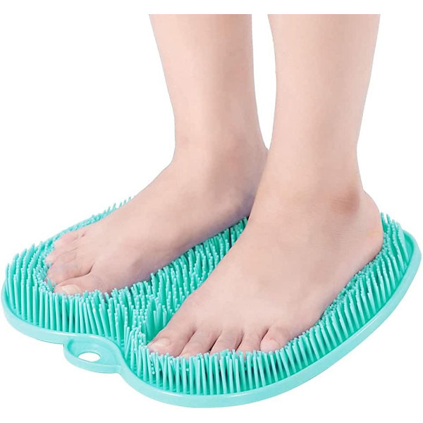 Vert, fotborste skrubba dusch rengöring, exfoliera, massera