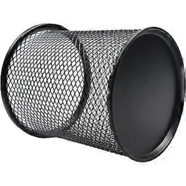 Snow Cooler Pennhållare Mesh Pennhållare Metall Pennhållare för Skrivbord Kontor Pennorganisatör Svart, 4-pack