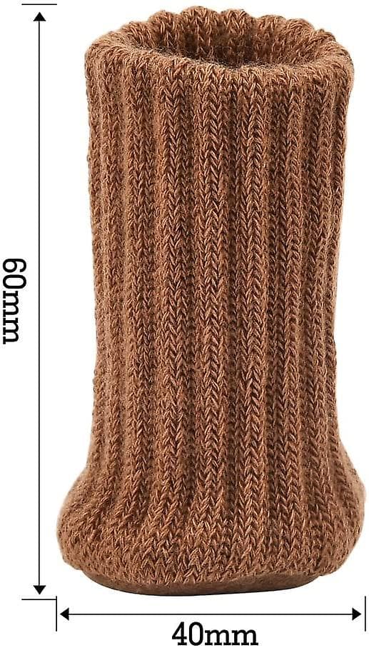 24-pack Stolsbenskydd Stickade Möbelfötterstrumpor Tjocka B