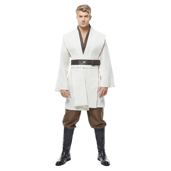 Kenobi Jedi / Anakin Skywalker Cosplay Kostyme Tunika Svart Jedi Robe Halloween Karneval Kostymer..