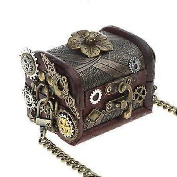 Steampunk Taske Smykker Retro Steampunk Gotiske Gear Kæde Taske Steampunk Skuldertaske Steampunk Crossbody Pung
