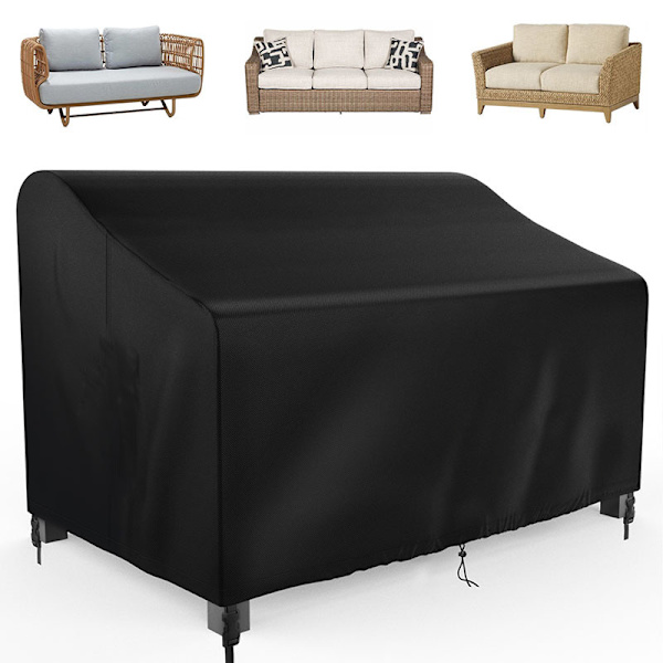 Havemøbelsæt, 3-personers 162x66x89cm Oxford stof have t
