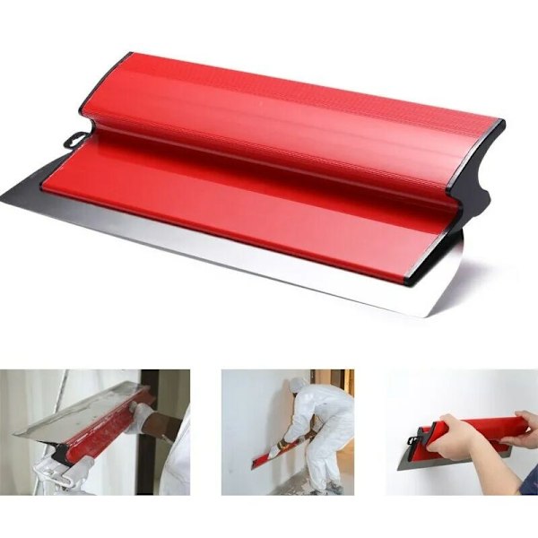 40cm Gipsplate Skimmingblad i Rustfritt Stål Skimmer Spackelkniv