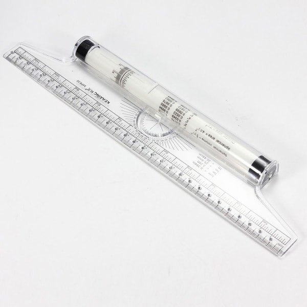 30cm Mätlinjal Parallell Rullande Linjal Multifunktionell