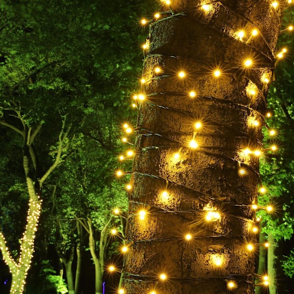 Julelys LED-streng, 400 Varmt Hvide LED-lys på