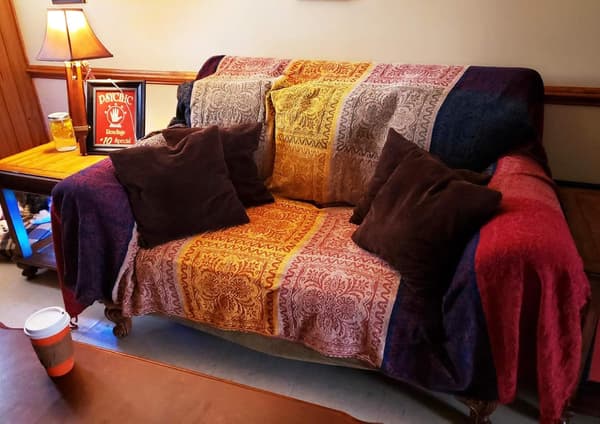 Boho Kastan, (60\" x 75\", Rød Grøn Blå Gul) Farverig