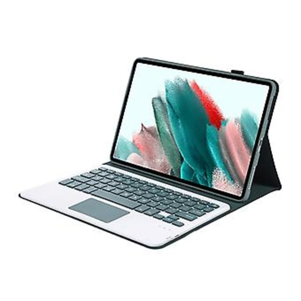 Näppäimistö + Kotelo Samsung Galaxy Tab A8 2021 Vaaleanvihreä Dark green