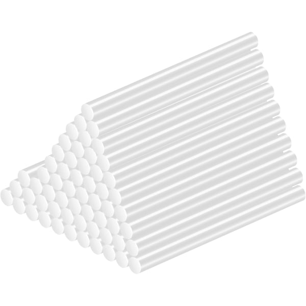 50 kpl monikäyttöisiä läpinäkyviä liimapuikkoja, 7mm x 100mm liimapuikko, sopii kuumaliimapistoolille