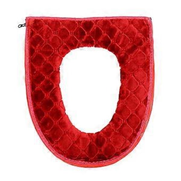 1 st Smidig Förtjockad Toalettsitsöverdrag Allmänt Toalettsitsöverdrag Red