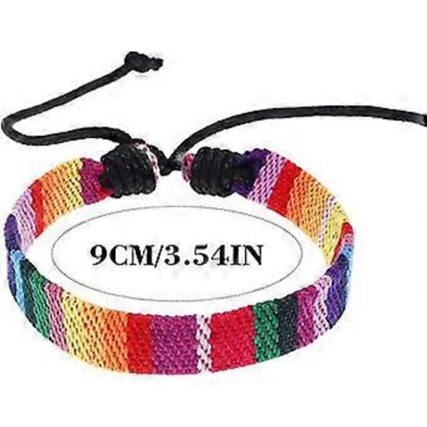 Branets Surfer miehille ja naisille - käsintehty Boho Hippie säädettävä käsi asusteet tyyli 1 SIZE 3