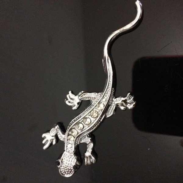 Sett med 2 stk Metall Gecko Dekal 3D Bilsticker Dyre Bilsticker (8