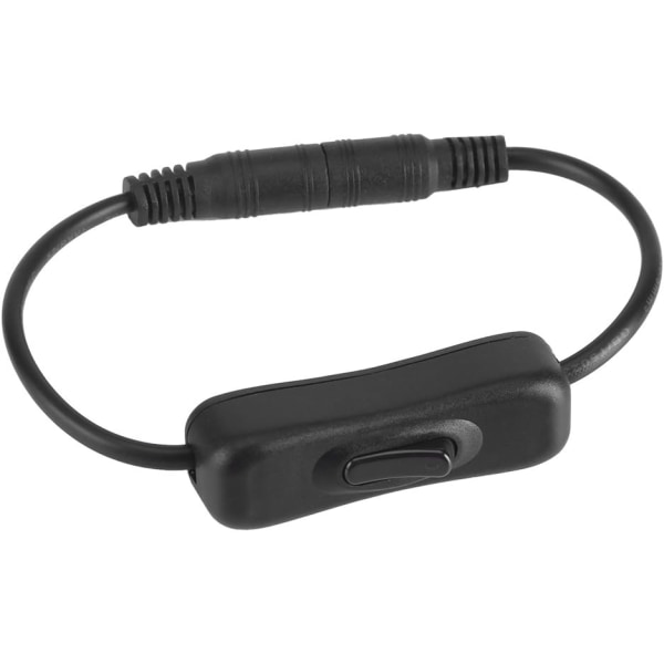 DC 12V Inline-kytkin, 5 kpl LED-nauhavalo On/Off DC-liitin (5,5 x