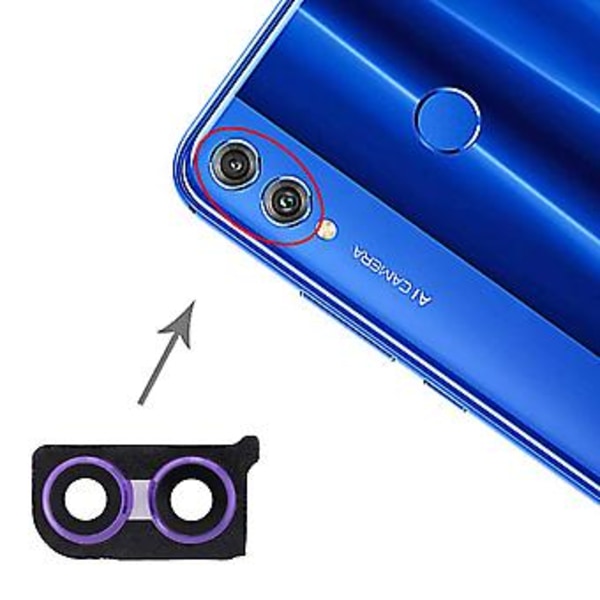 Kamer Linse Dæksel til Huawei Honor 8X Dark Purple