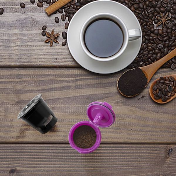 Sæt med 4 genanvendelige kaffekopper i mesh til Keurig 1.0 brygger, Univers