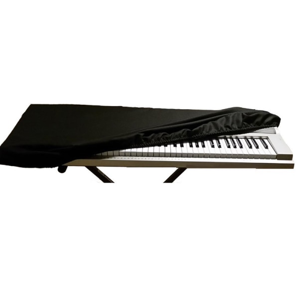 61 & 73 & 76 Tangentbordsskydd i stretch för digitalpiano, svart