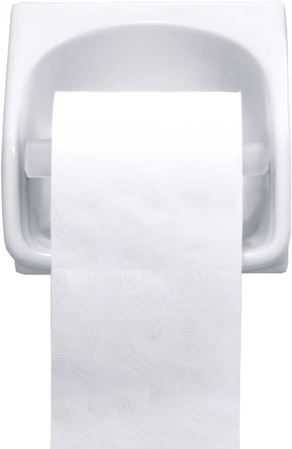 3 stk. Toalettpapirholder Rulleutskifting Plastfjær L