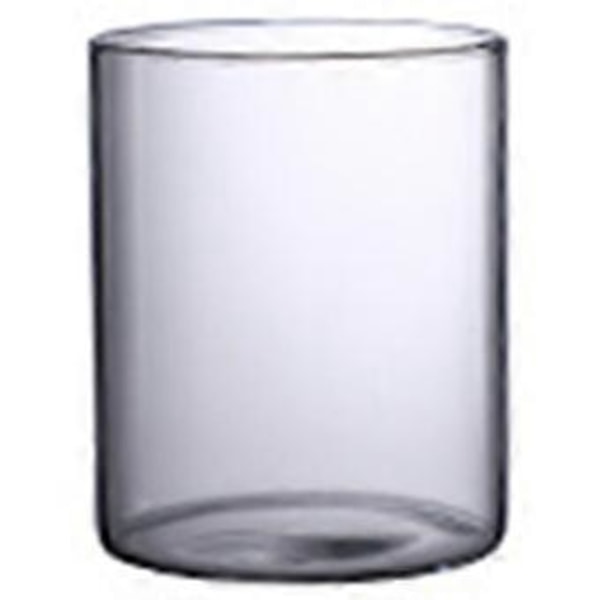 Klar Glasvas Blomvas Minimalistisk Glasvas Cylinderformad Blomvas för Bröllop Vardagsrum Dekorativ Gåva 6.5x8cm