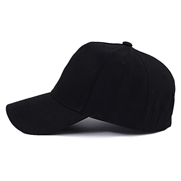 56-60cm Simpel Baseball Cap, Uden Tryk - Rød