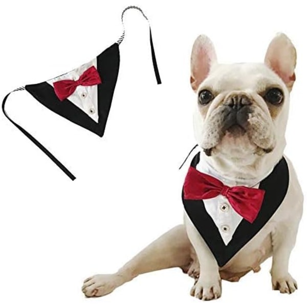 Hundetørklæde Pet Triangle tørklæde Dobbeltsidet sløjfesæt
