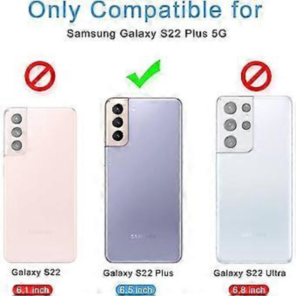 Kotelo Samsung Galaxy S22 Plus -puhelimelle, PU-nahkainen lompakkokotelo luottokorttipaikalla, erittäin ohut suojakotelo Samsung Galaxy S22 Plus 5G -puhelimelle (ruskea)
