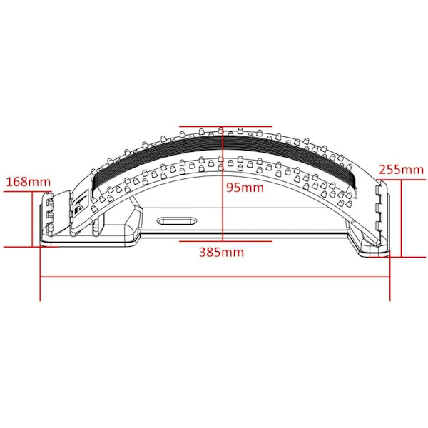 Ryggmassageapparater, Magic Stretcher Träningsutrustning Stretch Support