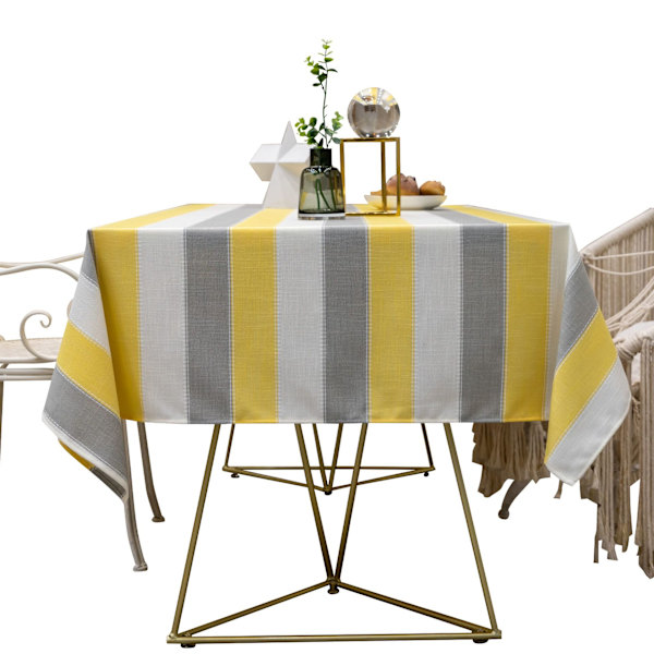 Rektangulært duk til spisestue kjøkken dekor, 135 x 260cm
