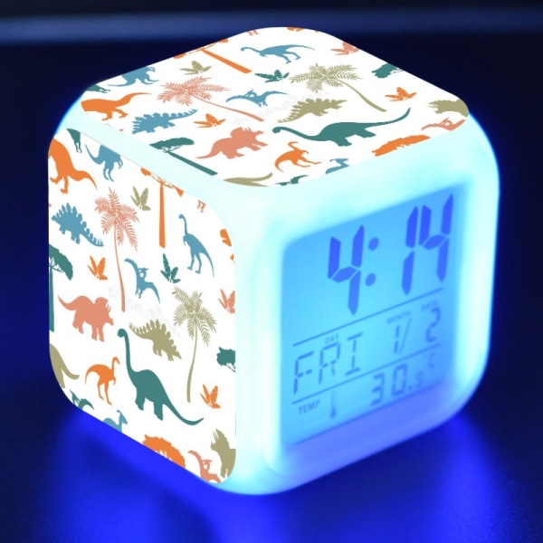 Väckarklocka för barn, pojkepresenter, digitala väckarklockor, LED-natt
