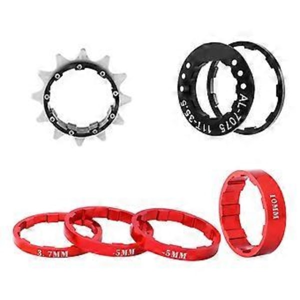 Frihjul Udskiftning Enkelt Hastighed Svinghjul Høj Styrke Svinghjul Tandhjul Del til Fixed Gear Cykel Holdbar 12T