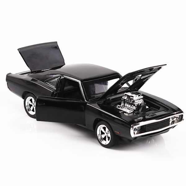 Mustang GT 1967 Musta GT500 pienoismalli, mittakaava 1:32