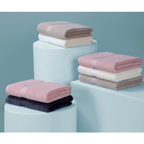 Handduk 4-pack 100% bomull storlek 76*34cm - absorberande, torkar bra, kompakt, lätt kvalitet