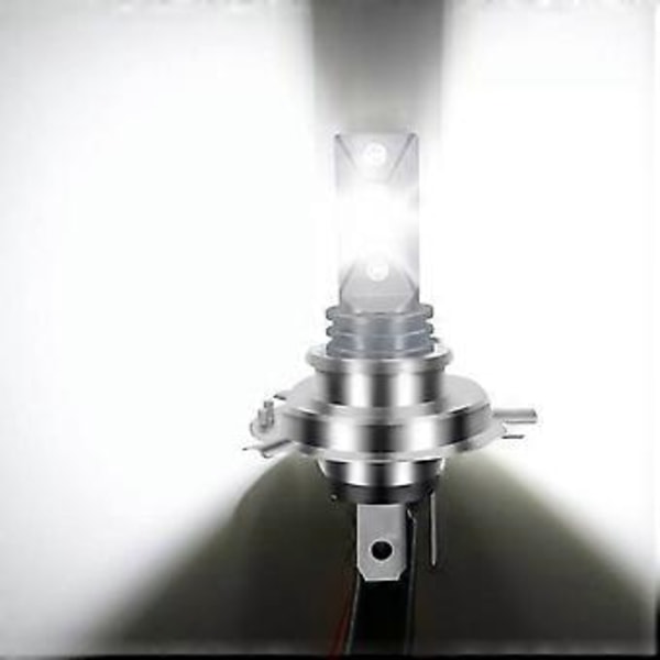 H4 LED-ajovalopolttimot Xenon valkoinen 6000k 472 Auto Kauko- ja lähivalopolttimo