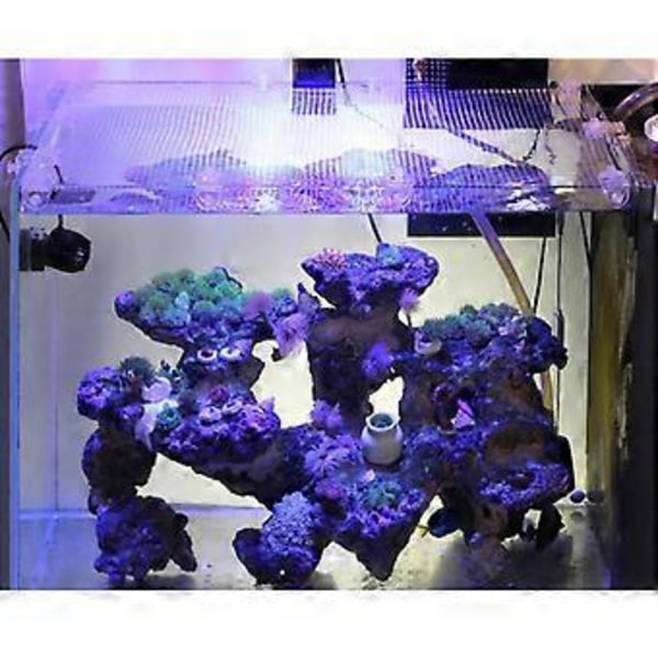 2 stk. Tank Skjerm Nettholdere Holdbare Anti-Hopp Nettklemme Akryl Fikseringsklips Akvarium Tilbehør Holderklips