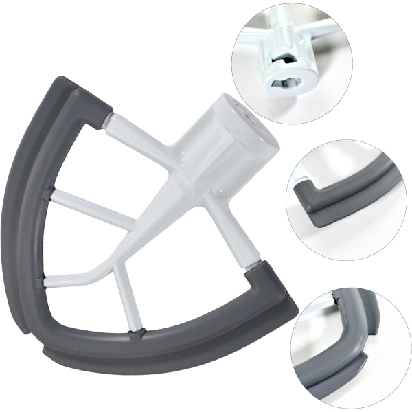 4,5-5 QT Flex Edge-visp för KitchenAid Tilt-Head Stand Mixer,Co