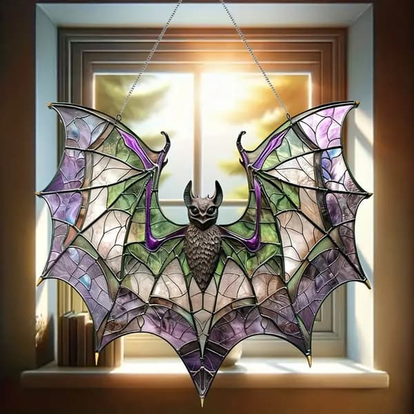 Halloween Flagermuspynt: Alsidig Dekoration til Vinduer