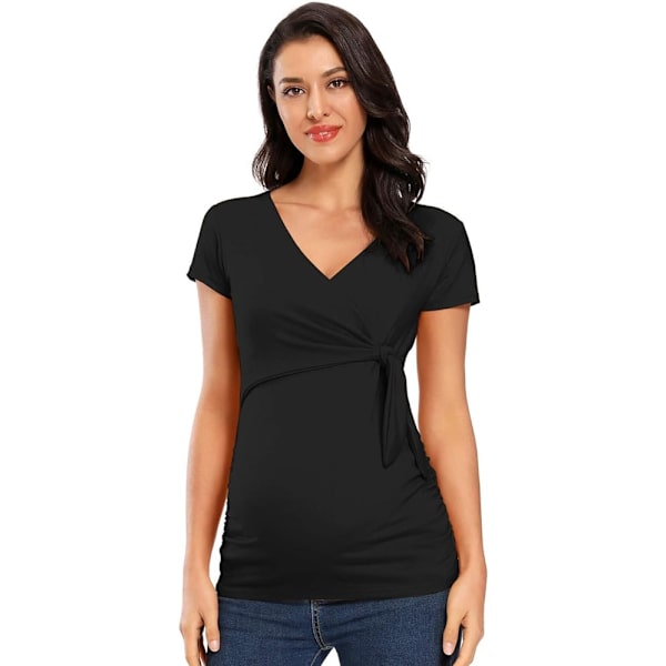Maternity Topper Kort Kort & Lang Ermet V-Hals Skjorter Comforta