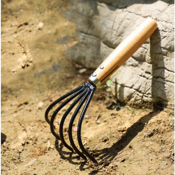 Kort håndtak, 14 cm for graving av jord og blader, skjell, sjømat