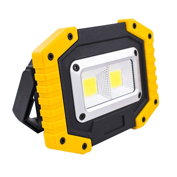 Laddningsbar LED-spotlight, 2 stycken 30W LED-byggbelysning
