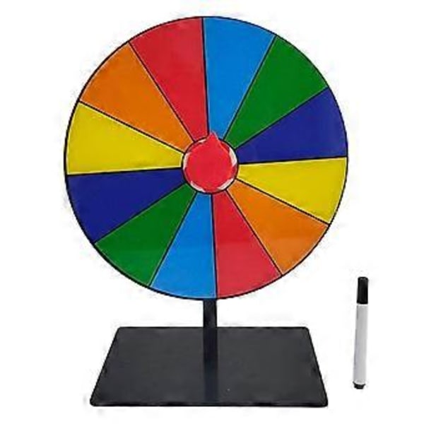 Bordplate Premie Dreieskive Slettbar Gjenbrukbar Lykkehjul Lykkefest Dreieplate Hjul Premie Snurrespill Varig 12 squares