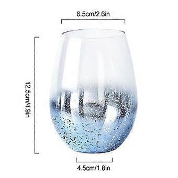 Lilla Glass Stjerne Krus Husholdningsglass Gradient Farger Frokost Drikke Melk Te Kopp