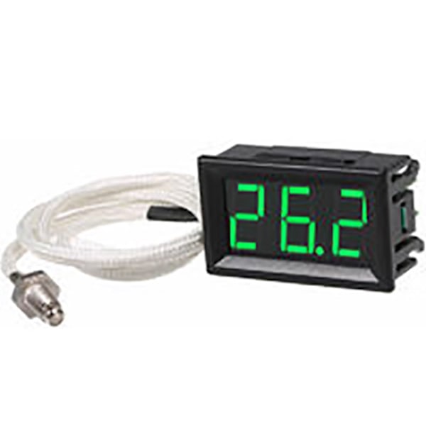 Grön K-typ termoelement Hög temperatur Digital termometer I