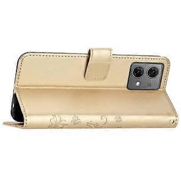 För Motorola Moto G85 5G/S50 Neo 5G Fodral PU Läder Plånboksfodral med Rem Style H