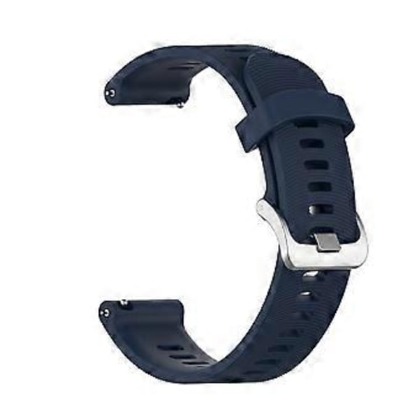 Silicone Udskiftningsrem til Garmin Forerunner 245 645 Music Midnight Blue