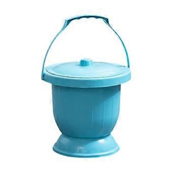 Nattkärl Spottkopp med Lock Förtjockad Urinflaska Natturinal Portabel Spottkopp Urinalkruka för Camping Barn Vuxna (Blå S) Blue S